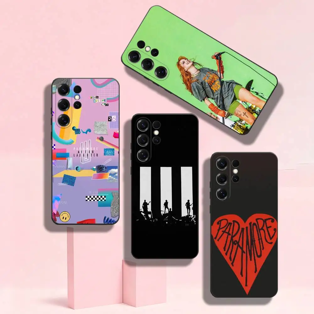 COOL B-Band P-Paramore Phone Case For Samsung S22,S24,S20,S25,S23,S30,S21,Ultra,Plus,Cover Original Custom TPU Protector Case