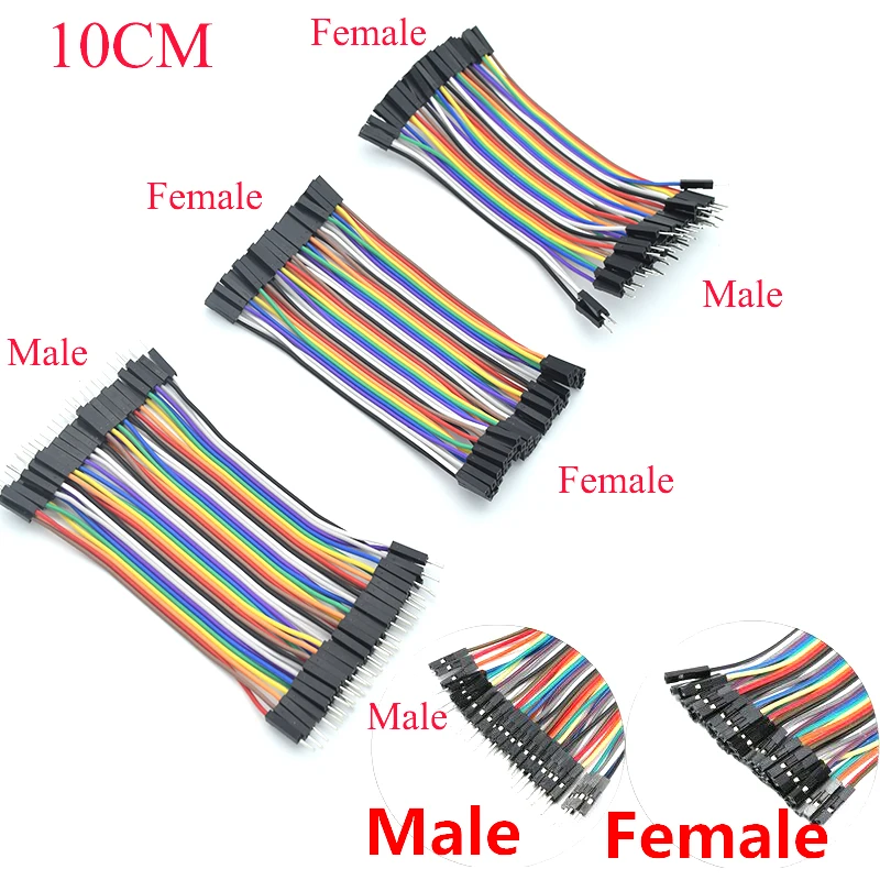 40PIN Dupont Jumper Wire Line Cable Male to Male Female to Female Male to Female Dupont 10cm 20cm 30cm Cable For PCB DIY KIT