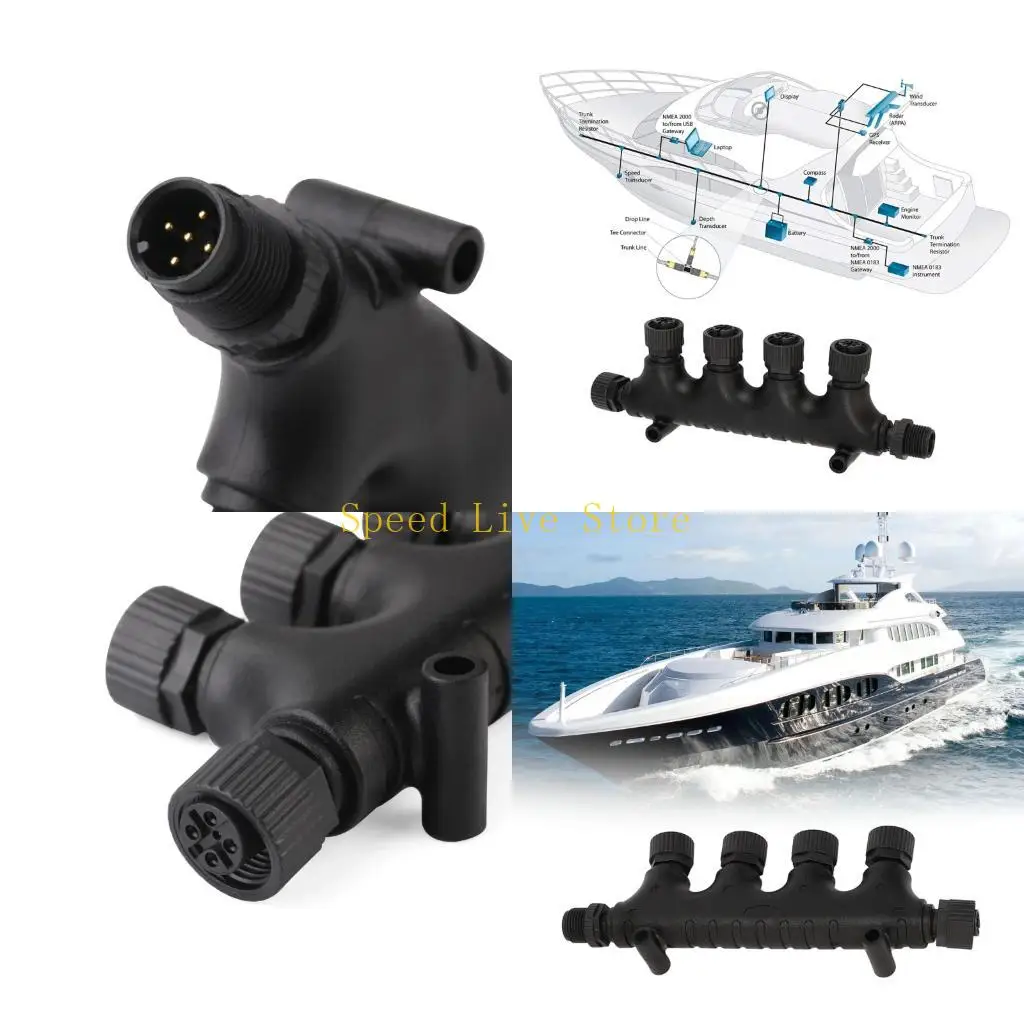 547c 4 -Way Connector. Надежный разъем Multiple Port Connector Uprgades для Matsutec NMEA200
