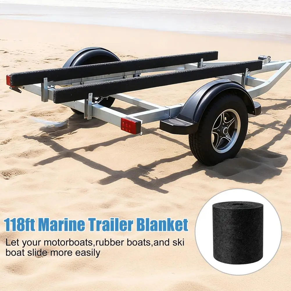 

118 foot x 12 inch boat trailer double-layer carpet, polyester boat lift double-layer mat, heavy-duty 8mm thickness