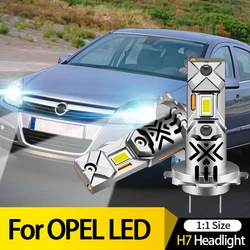H7 Led Canbus Headlight Car Light Blub 12v 60w Moto Lamp Drl For Opel Astra j h g gtc Vectra c h Corsa d e Insignia Mokka Vivaro