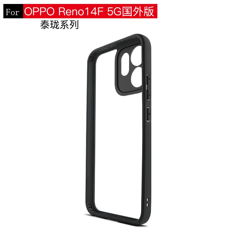 Funda de teléfono hueca para Oppo Reno14 F, Funda a prueba de golpes para Reno14 F 5G Global, Funda trasera чехол para Reno14 F