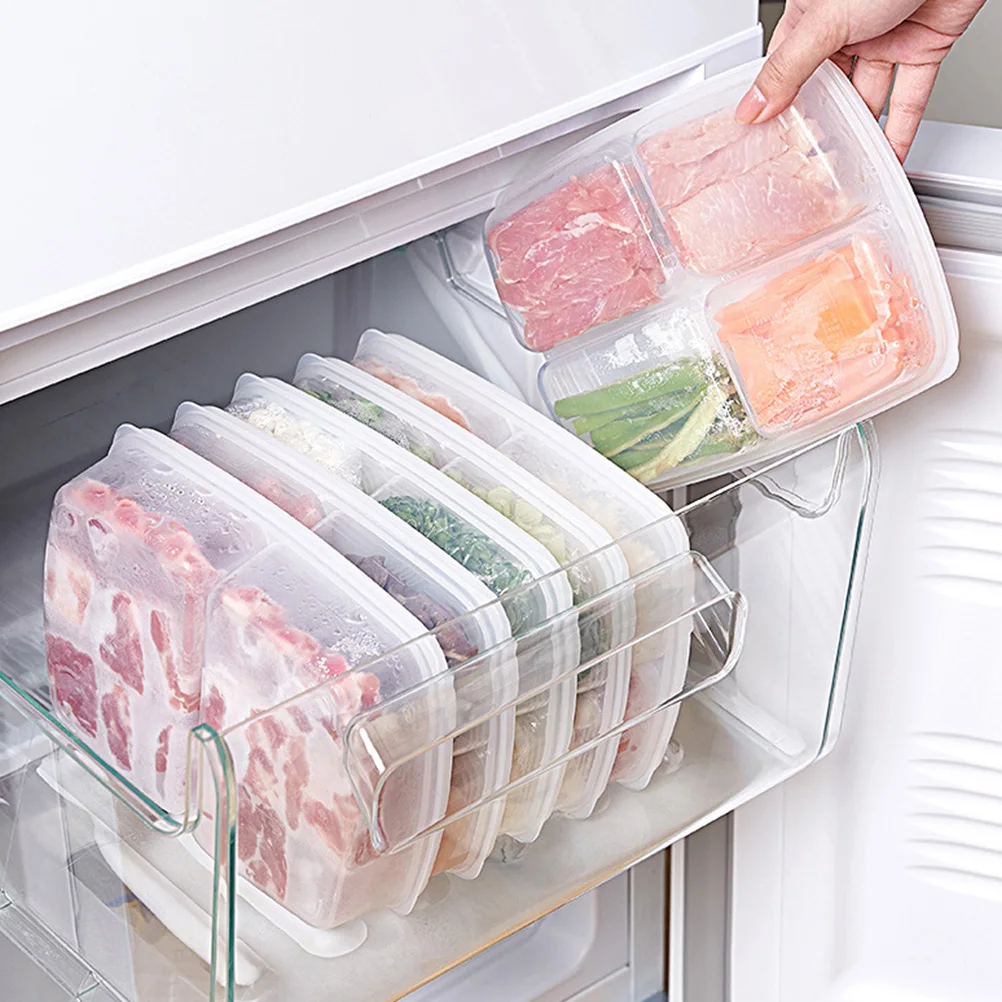 

Stackable Food Storage Containers Fresh Keeping Box For Fridge Vegetable Fruit Meat Preservation Bins Kitchen Organizer