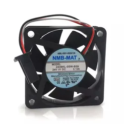 New Cooling Fan for NMB-MAT 2406KL-05W-B59 Fanuc Drive Fan 24V 0.13A A90L-0001-0529/0506/135 60*60*15MM