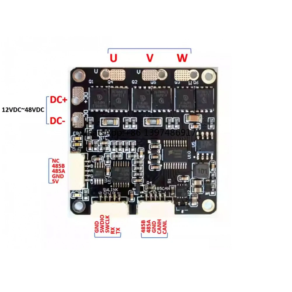 BLDC Motor Drive Module 12-48V Servo Motor Development Board FOC Vector Control Direct Drive Board Robot Joint