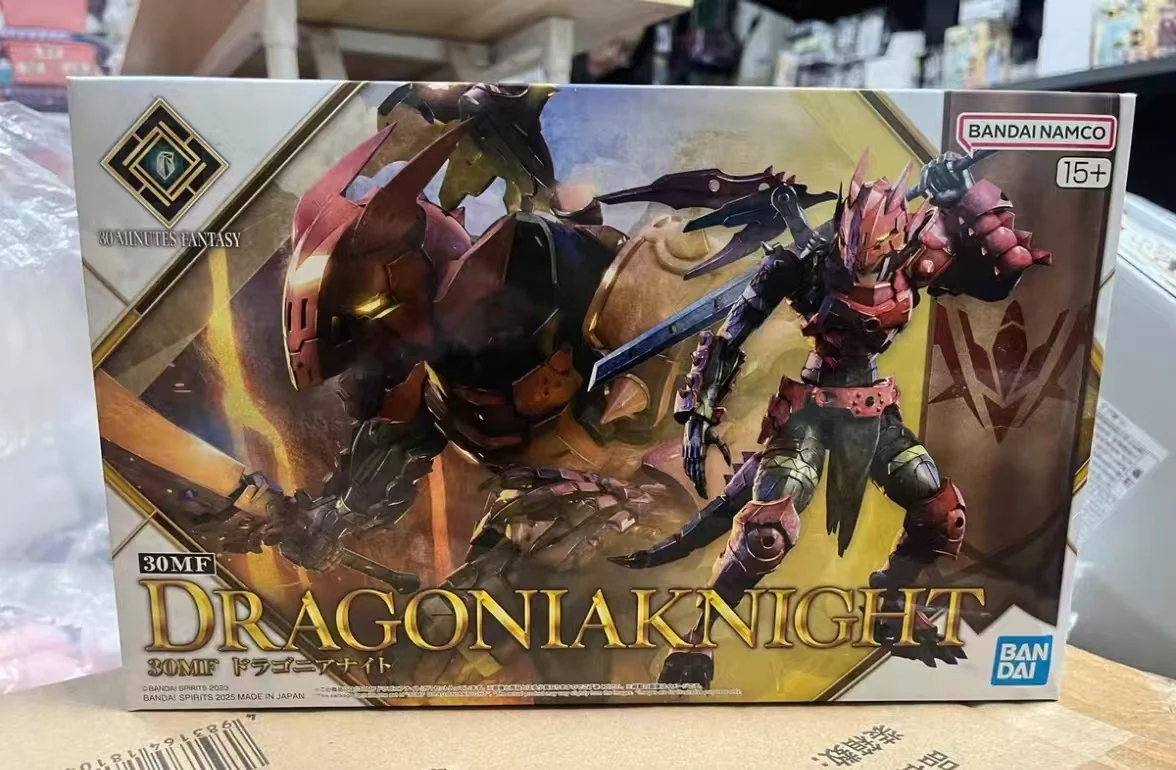

In shock Bandai 30 MINUTES FANTASY 30MF DRAGONIAKNIGHT Anime Model Toys for Boys Gifts Original Box Collectible Model Decoration