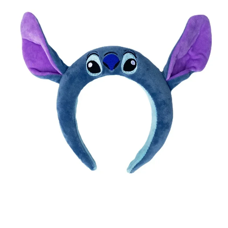 Disney Cartoon Hair Band Stitch Headband Hair Cover Card Wash Makeup Headdress