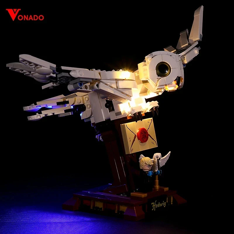 مجموعة إضاءة LED DIY لـ LEGO 75979 Hedwing (إضاءة LED فقط، بدون نموذج كتل)