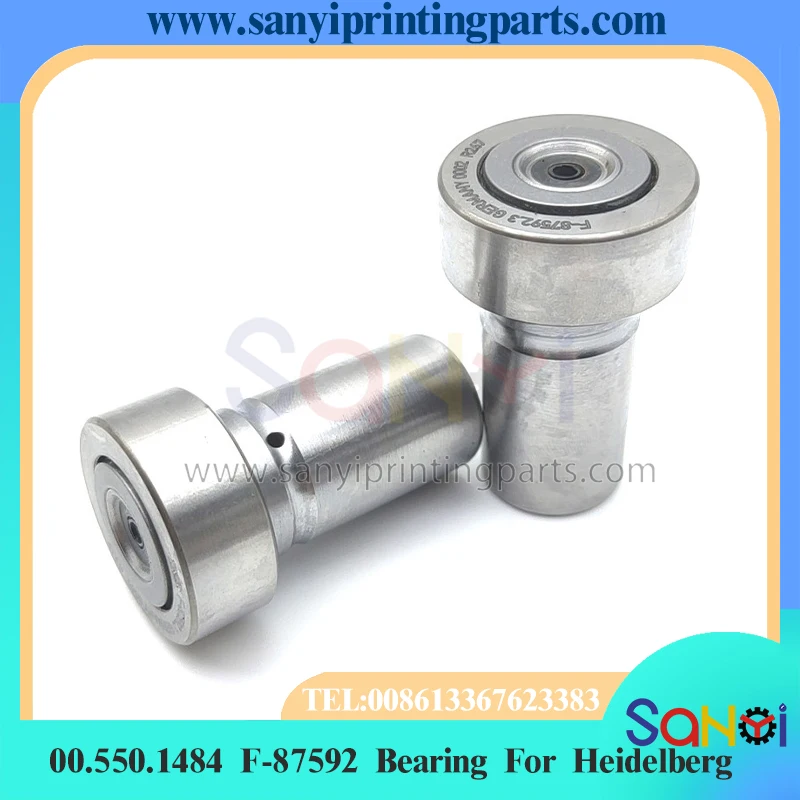 2 Pieces/Lot Best Quality 00.550.1484 F-87592 Cam Follower Bearing For Heidelberg XL105 SM102 Printing Machine Parts