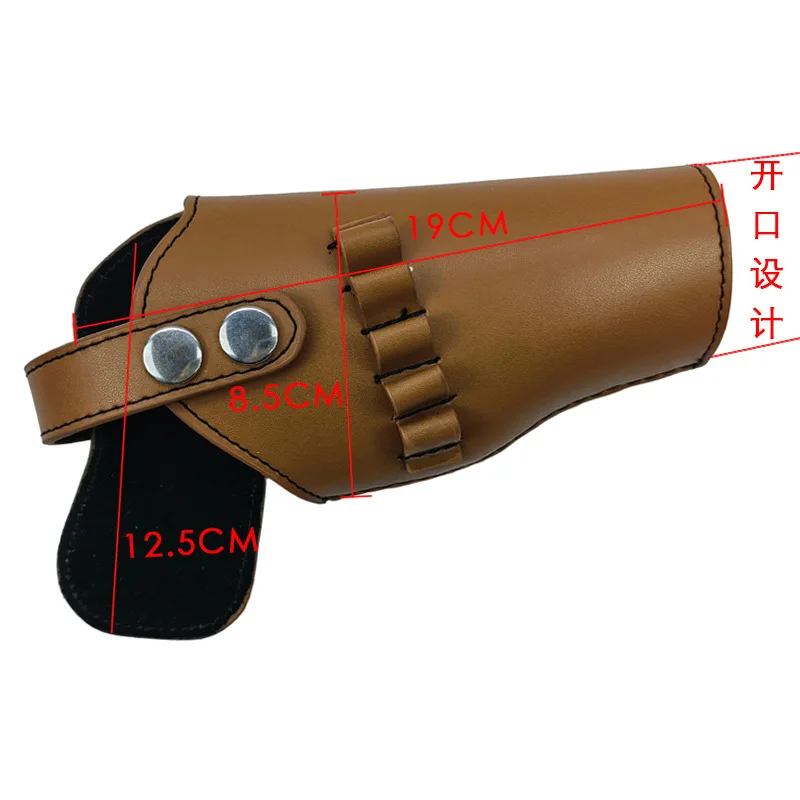 

1911 Leather Holster, Quick Draw Waist Holster for G17/G19/92 Series Pistols with Ammo Loops