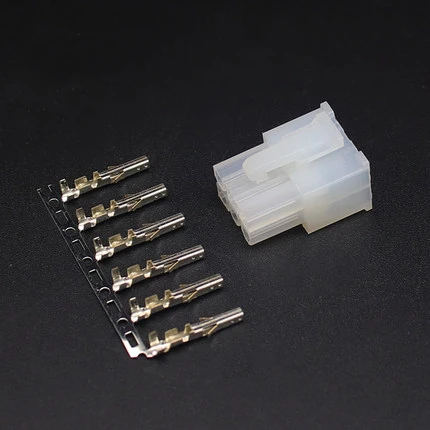 10PCS 5557 4.2mm 2X3 6P 6PIN male plug for PC computer ATX graphics card GPU PCI-E PCIe Power connector plastic shell Housing