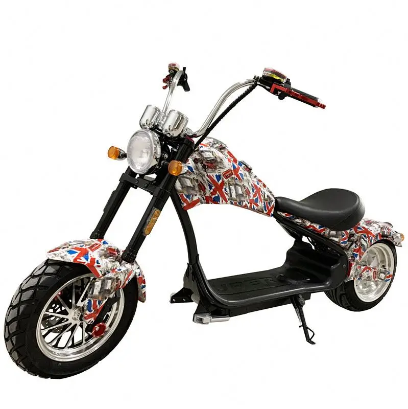 2000W Brushless Motor 60V 30ah Lithium Battery Harleye Citycoco Electric Scooter Custom Unisex Electronic Motorcycle 5000w Ltd.