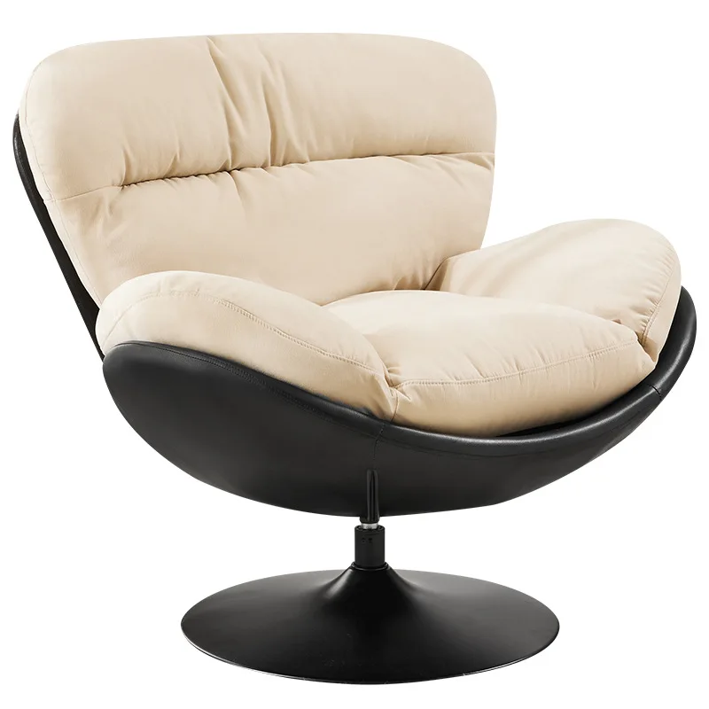 

Silicone leather single reclining nap lazy chair technology leather independent rotatable computer chair home