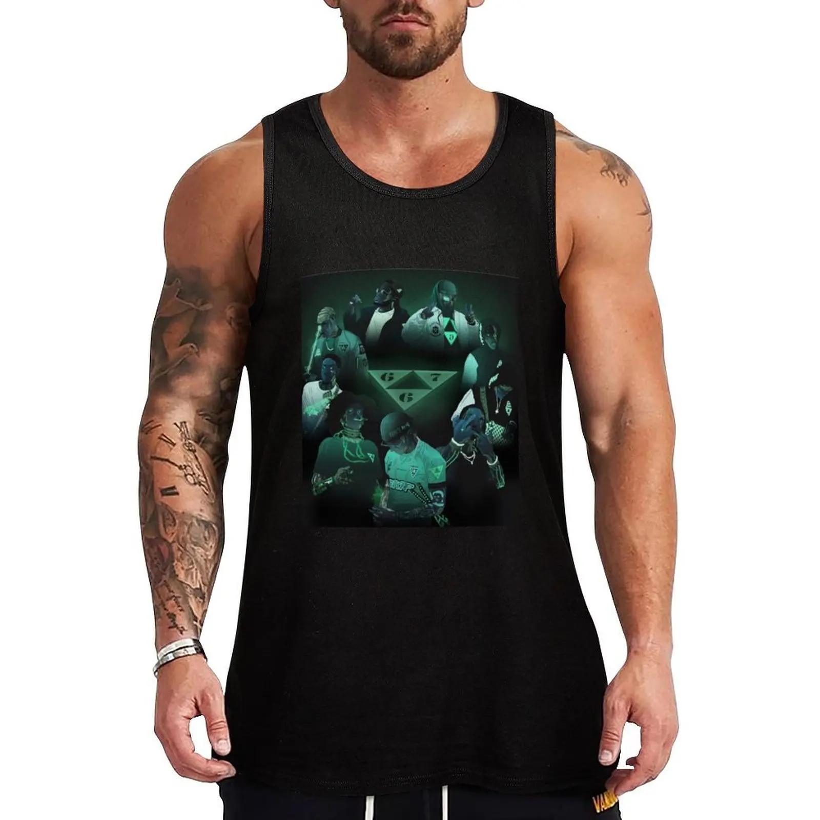 667 Death Eater squad Tank Top Casual Lounge Tank Top Sleeveless Loose Soft Shirt
