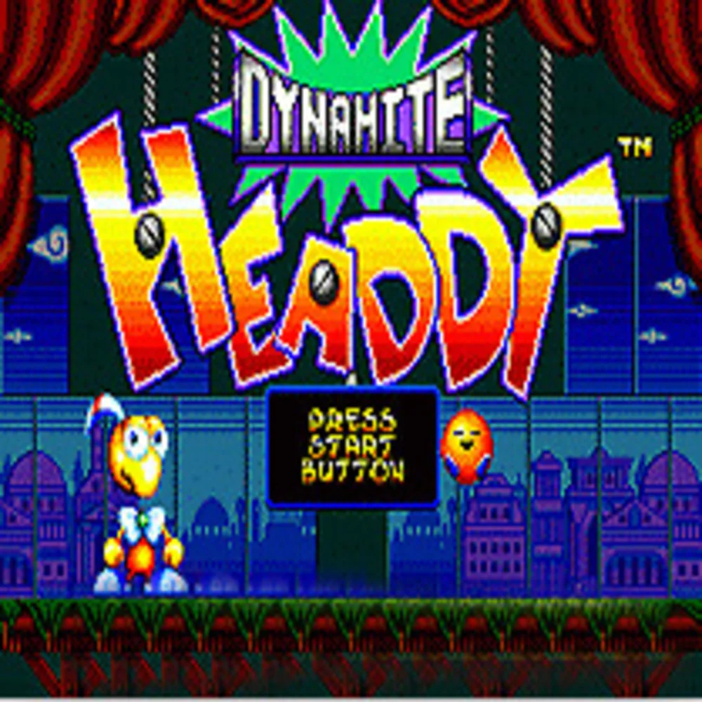 Dynamite Headdy 16bit MD Game Card For Sega Mega Drive For Genesis System