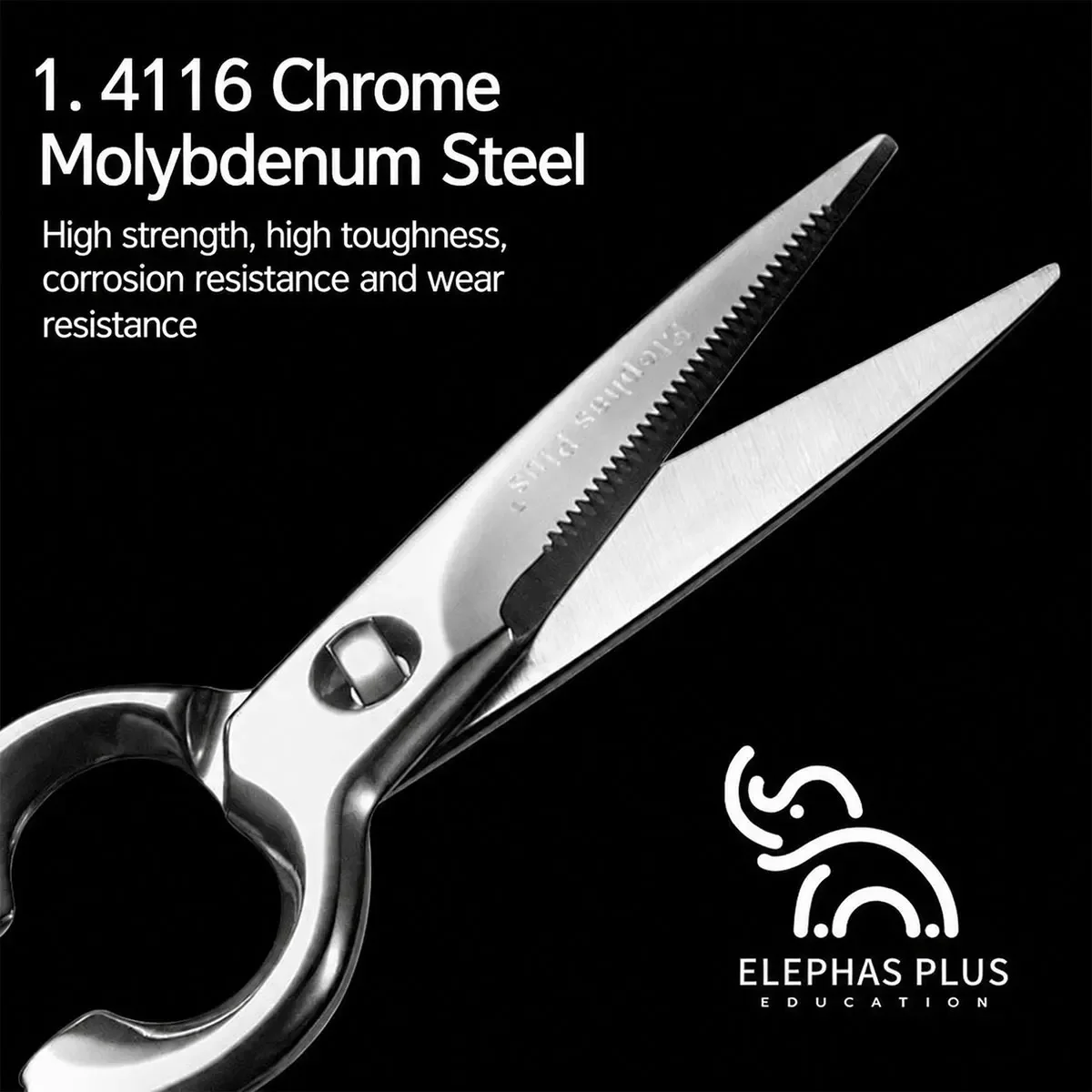 Kitchen Scissors Stainless Steel Household Kitchen Scissors Super Sharp Multi-functional Bone Cutting meat Roast Chicken Fish