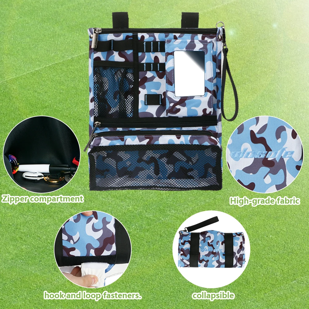 Golf Bag, Cart Bag, Multifunctional Golf Accessories Storage Bag, Portable Cosmetic Bag, Foldable and Portable