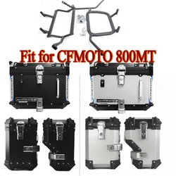 Motorcycle Side Luggage Box Pannier Bracket Rack Rear Tail Top Case Storage Trunk Topbox Travel Fit for CFMOTO 800MT