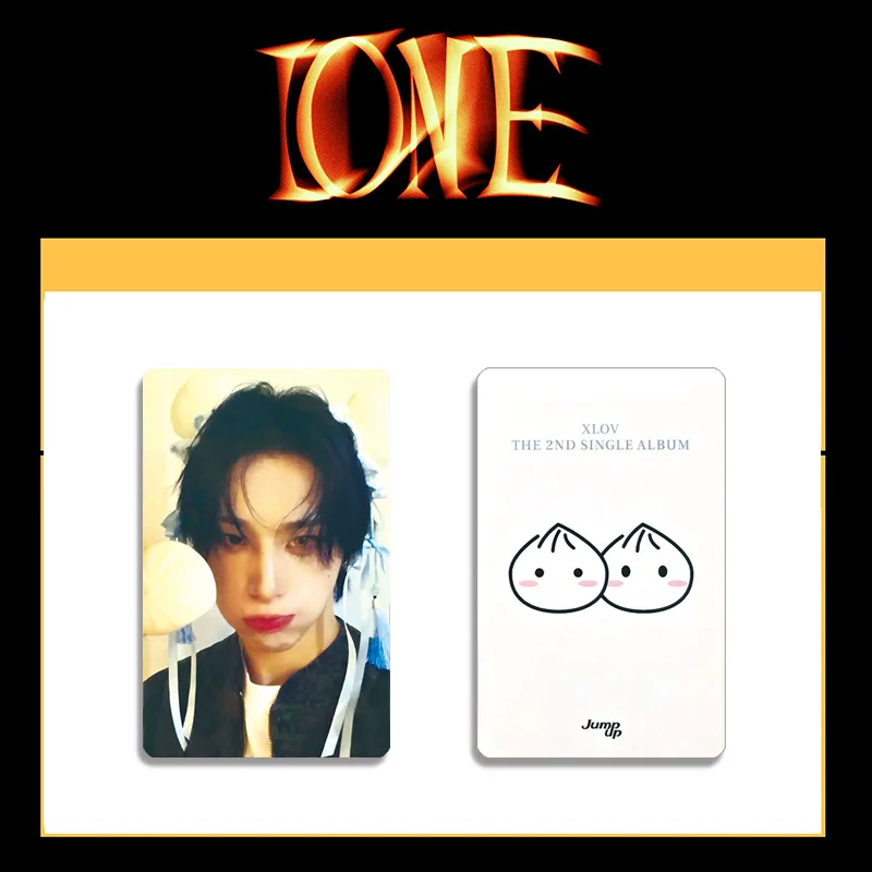 XLOV Single Album I ONE Card 4pcs/Set Special Card Bright Film