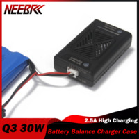 Q3 30W Mini Boost Battery Balance Charger Case 2.5A High-Speed Charging 2S-3S Lithium Heat Dissipation RC Discharger TypeC Part