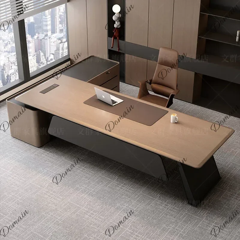 46 M Craft Display Office Desk Bedroom Executive Long Decoration Office Desk Gaming European Computer Scrivania Commercial Furni