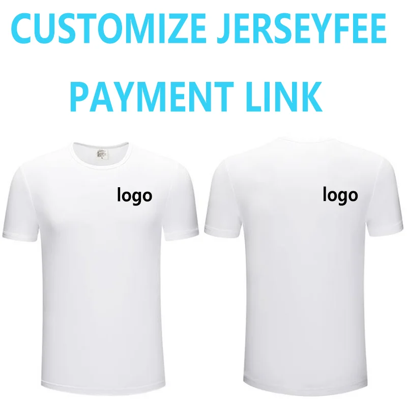 Customization fee for Football Jersey Soccer Uniform DIY Name Number Logo Sponsor Tracksuit Shirts Basketball Sportswear Outfit