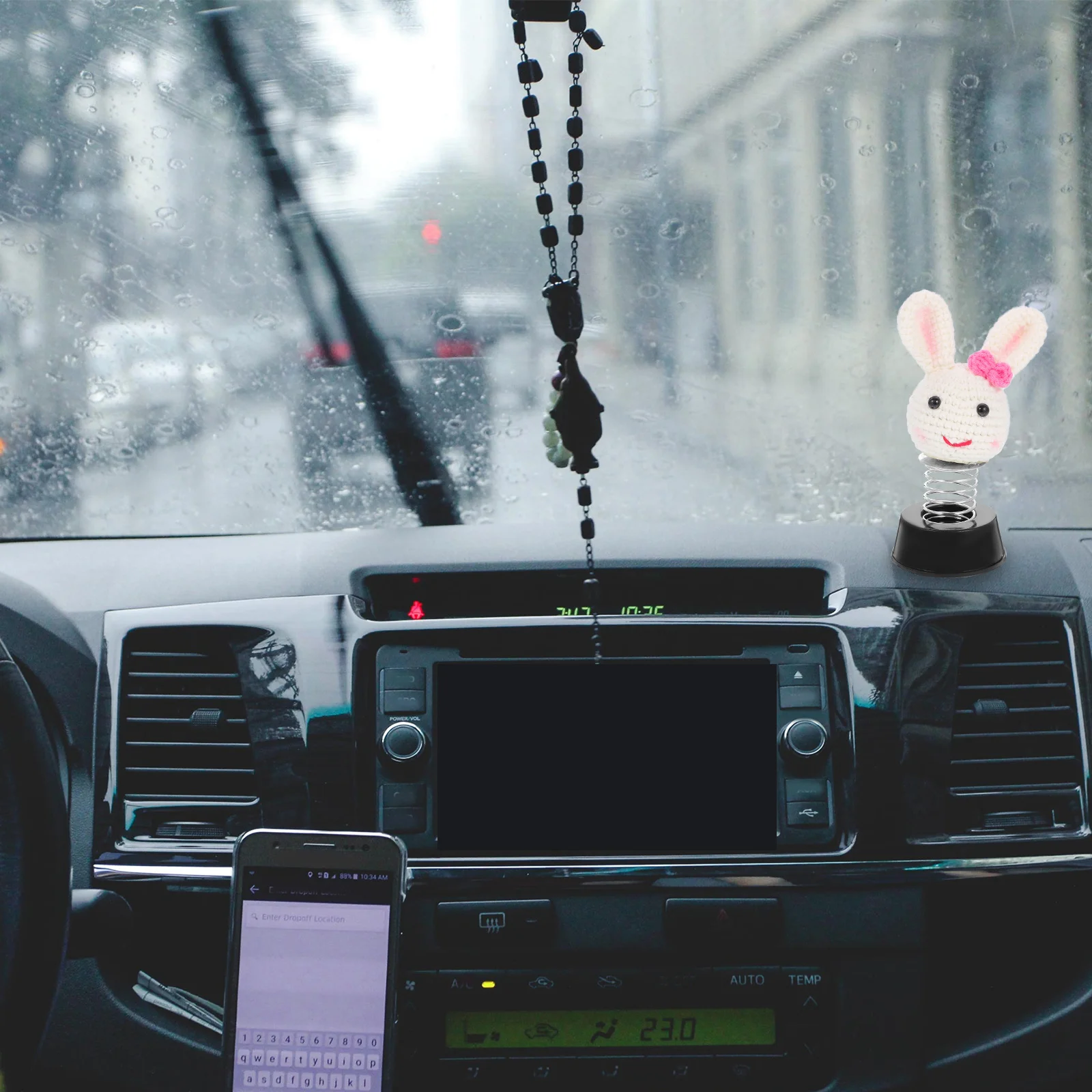 

Car Decor Head Dashboard Bobbleheads Crochet Decoration Car Interior Dashboard Accessories Accessories Gadgets