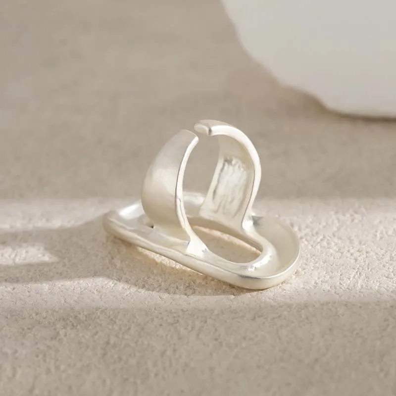 Women's Exaggerated Hollow Geometric Open Ring
