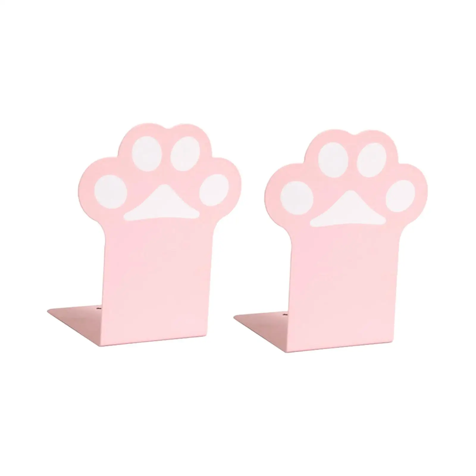 Cat Claw Bookends Book Stopper Support 1 Pair for Shelves Office Desk Study Room Kids Gift