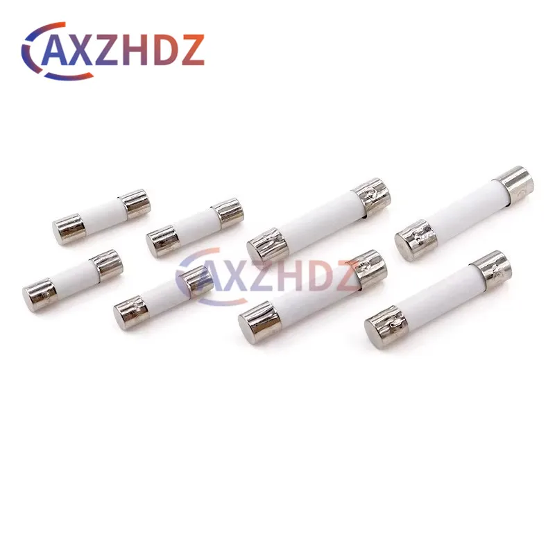 10PCS 5*20mm 6*30mm Fast Blow Tube Fuses 250V F1A 2A 3A 3.15A 4A 5A 6A 7A 8A 10A 15A 20A 25A 30A AMP Fuse Ce