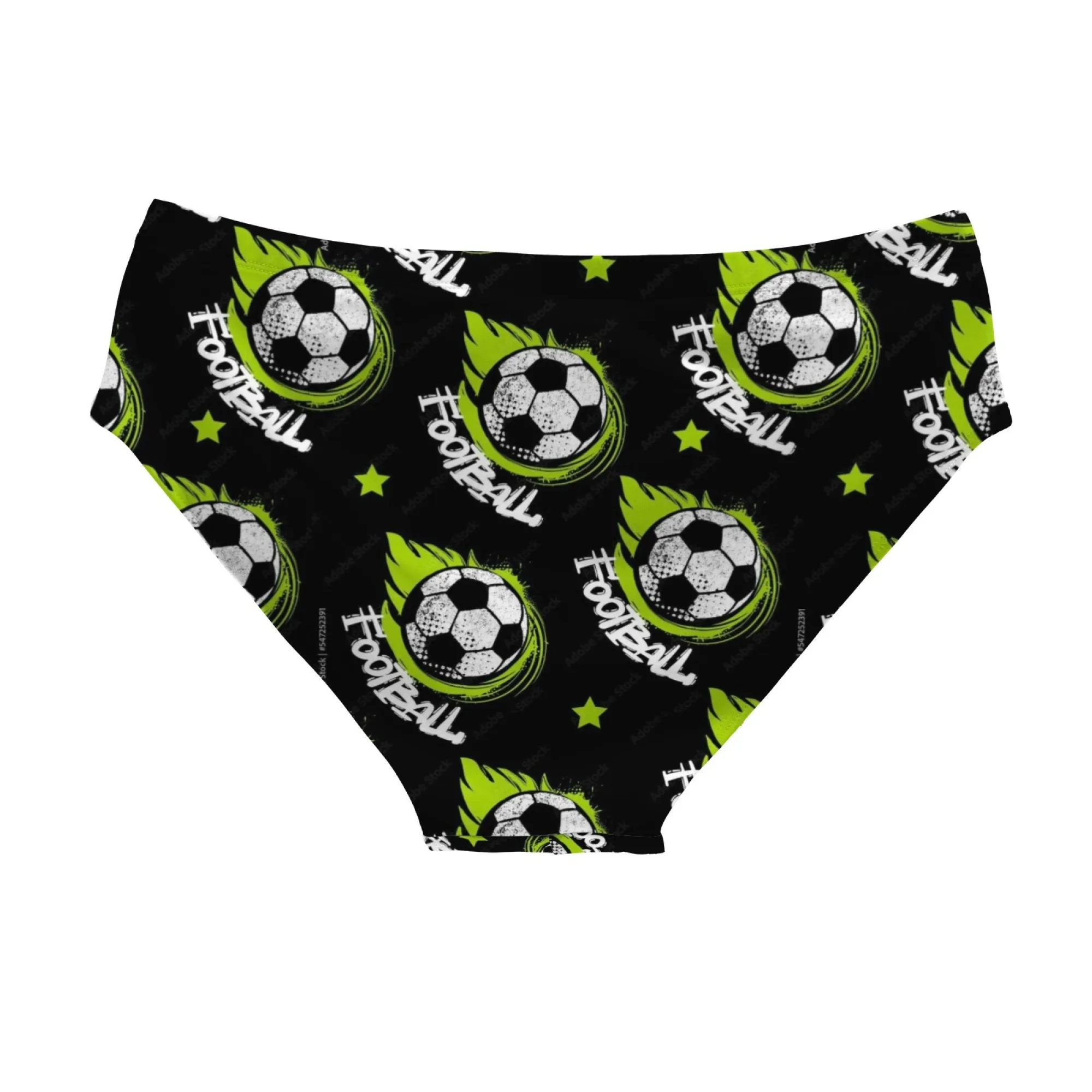 Retro Football Print Swim Trunks Lightweight Comfortable Sexy Men's Triangle Trunks Pool Party Beach Vacations Sexy Mens Bikinis