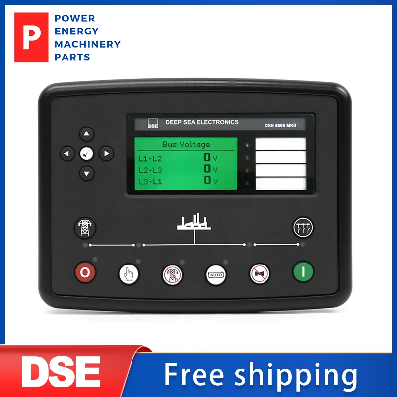 

DSE8660 MKII Original Deep Sea Genuine Generator Controller LCD Display Control Module Panel 8660 DSE 8660 mkii