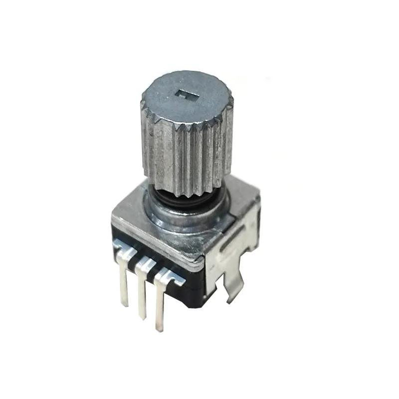 1pc Old Audi A6 Car Audio Vehicle Navigation Volume Switch Encoder With Spring Push Button Self-locking Selection Button