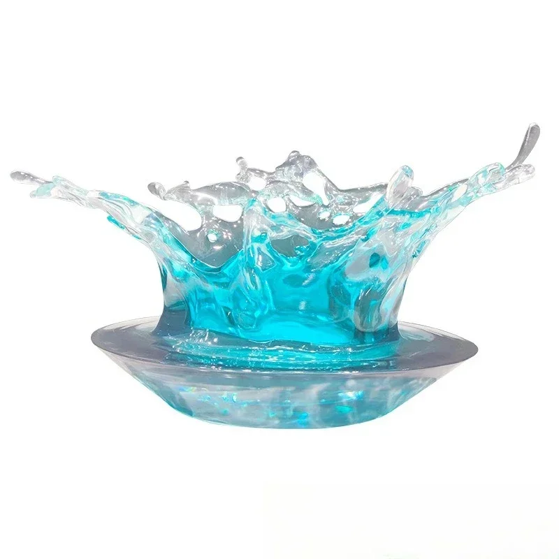 Splash sculpture decoration, clubhouse lobby foyer creativity, water drop ornament