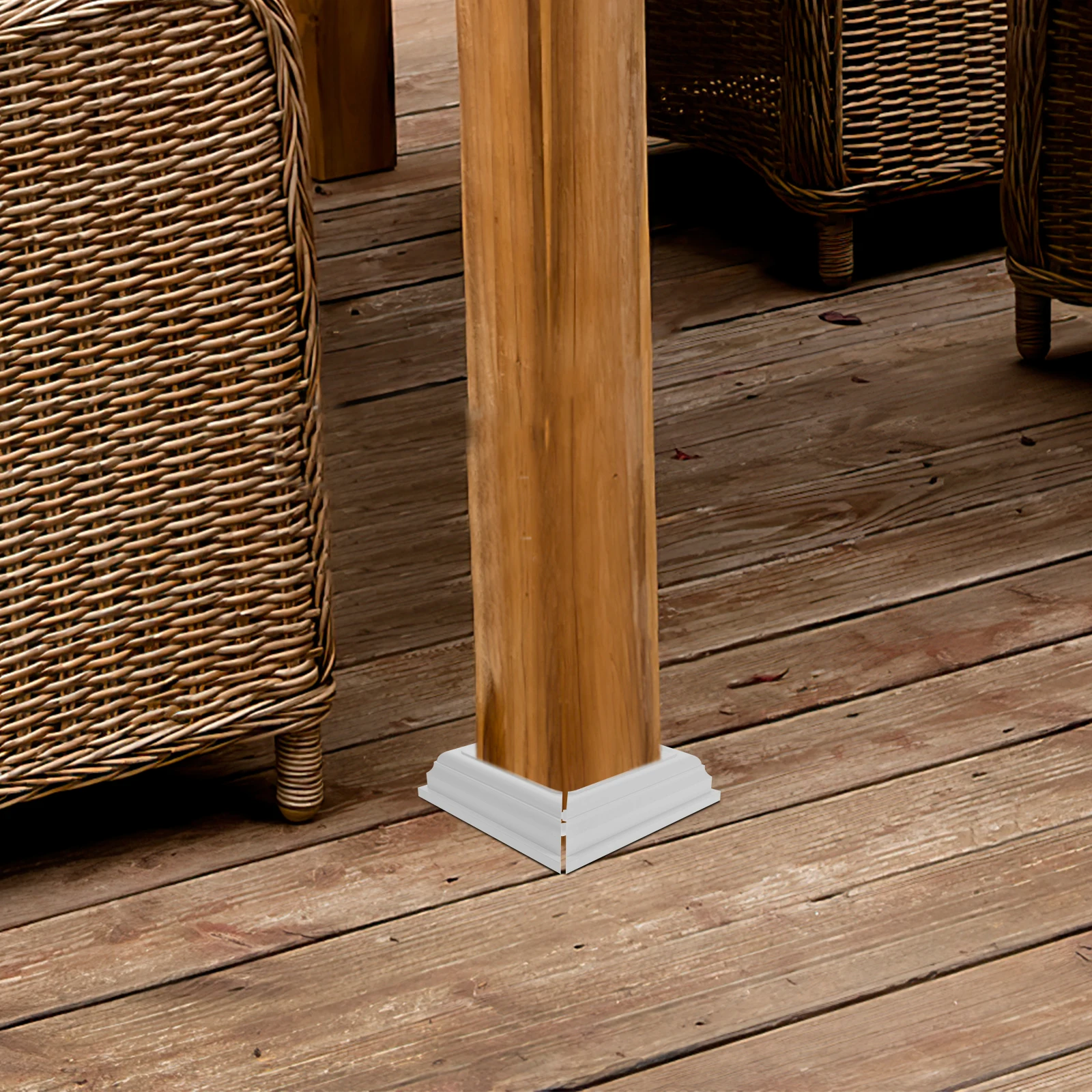 

12pcs Split Plastic Base Unique Design Sturdy Versatile Home Office Use Flower Pot Bases Storage Transport Easy