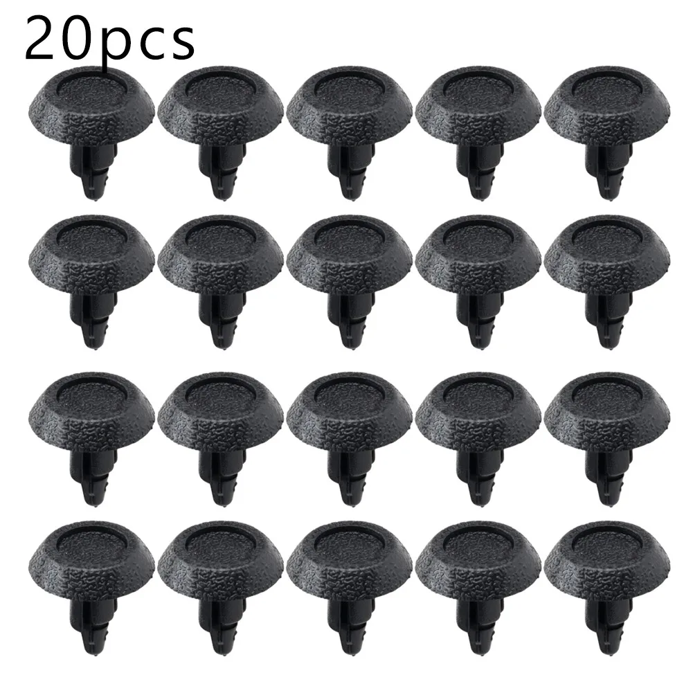 For Toyota FOR Camry FOR Highlander FOR CarolaCar Bumpers Fender Black Rivets Fasteners Cars Rivets Fastener Clips Accessories