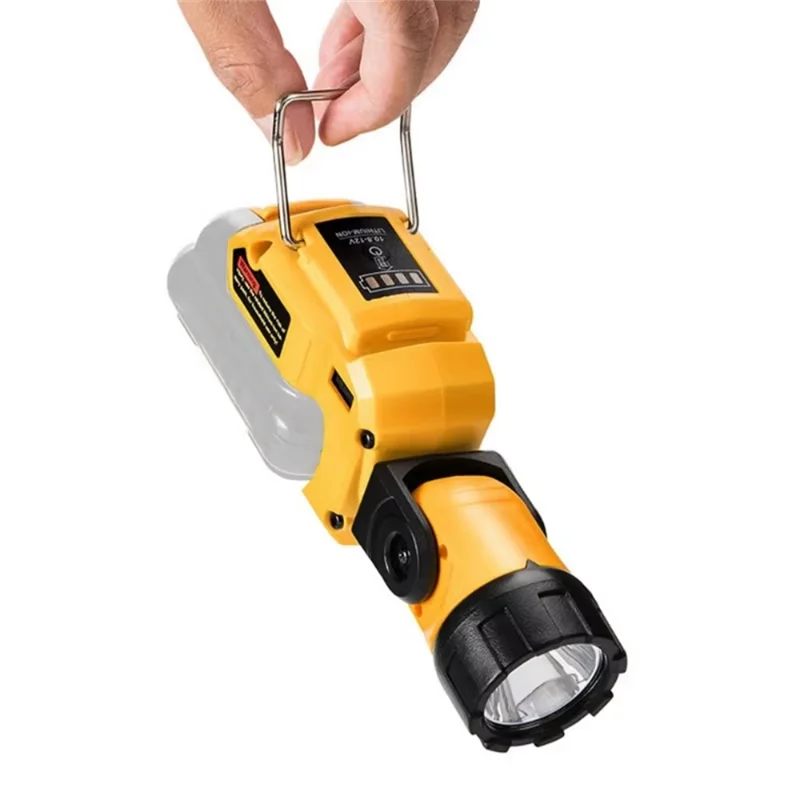 A02M-Rotatable Torch Lamps LED Work Light Rechargeable Li- Battery  10.8V-12V DCB124