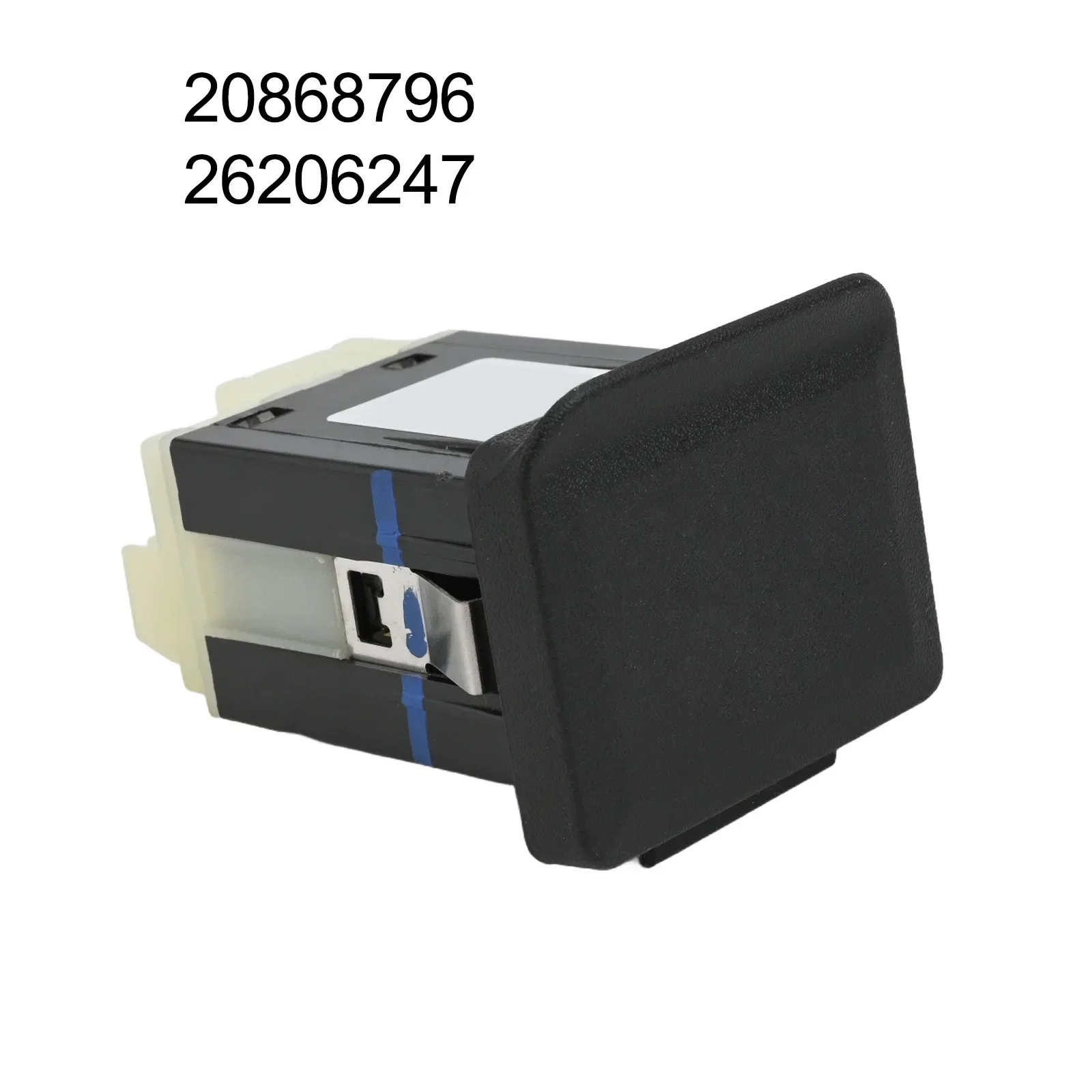 

Black USB Socket Practical And Reliable Wear-resistant Easy Installation Made Of ABS Material OEM Number 26206247