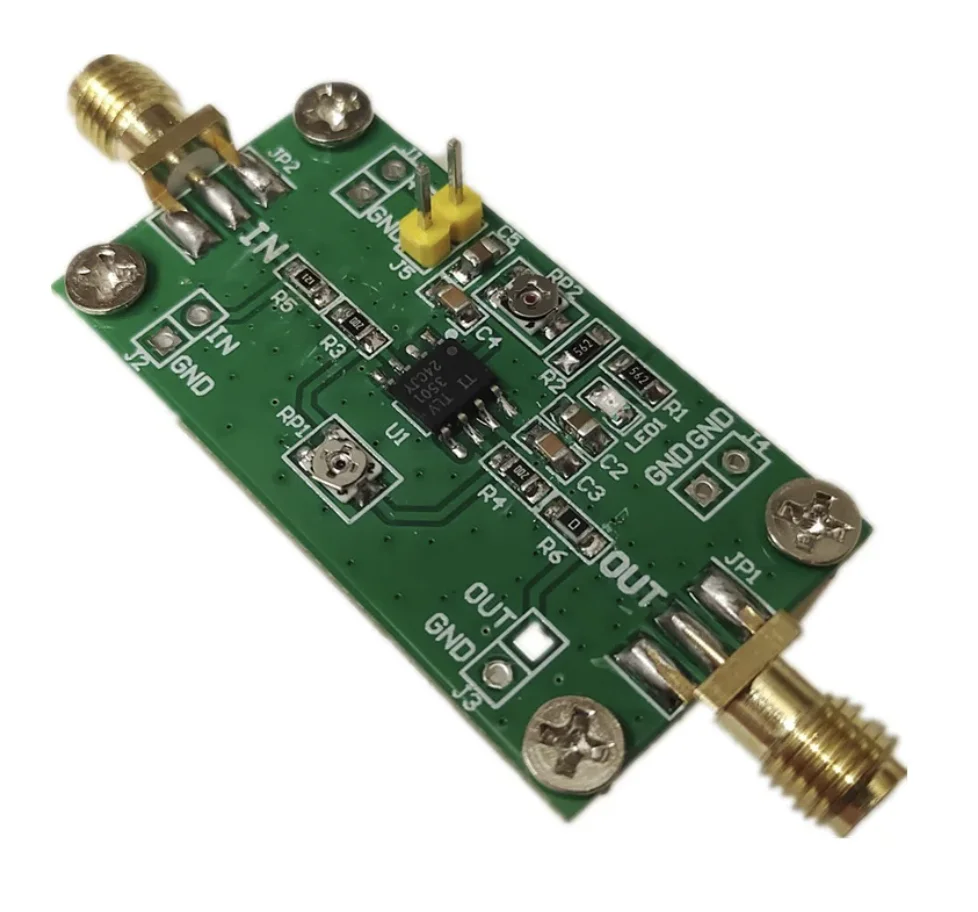 High speed voltage comparator TLV3501 frequency meter front-end