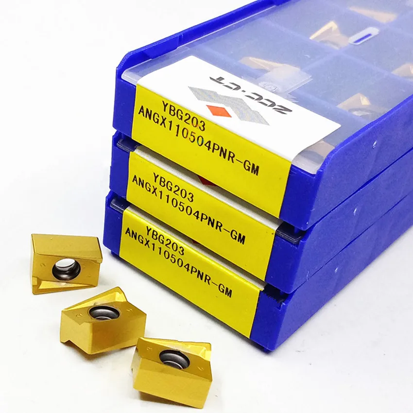 

ZCC.CT ANGX110504PNR-GM YBG203 / ANGX110508PNR-GM YBG203 ANGX110504 ANGX110508 CNC carbide inserts milling inserts 10pcs/box