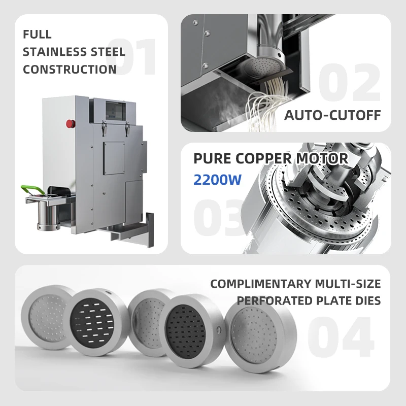 Make Noodle Snack Machine Grain Pasta Product Multi-specification Automatic Noodle Making Machine