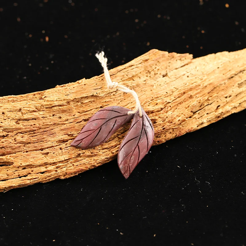 B&F Mookite Jasper  Earring Beads for Jewelry Making, Handmade Natural stones beads, Stones for jewelry Making Supplies