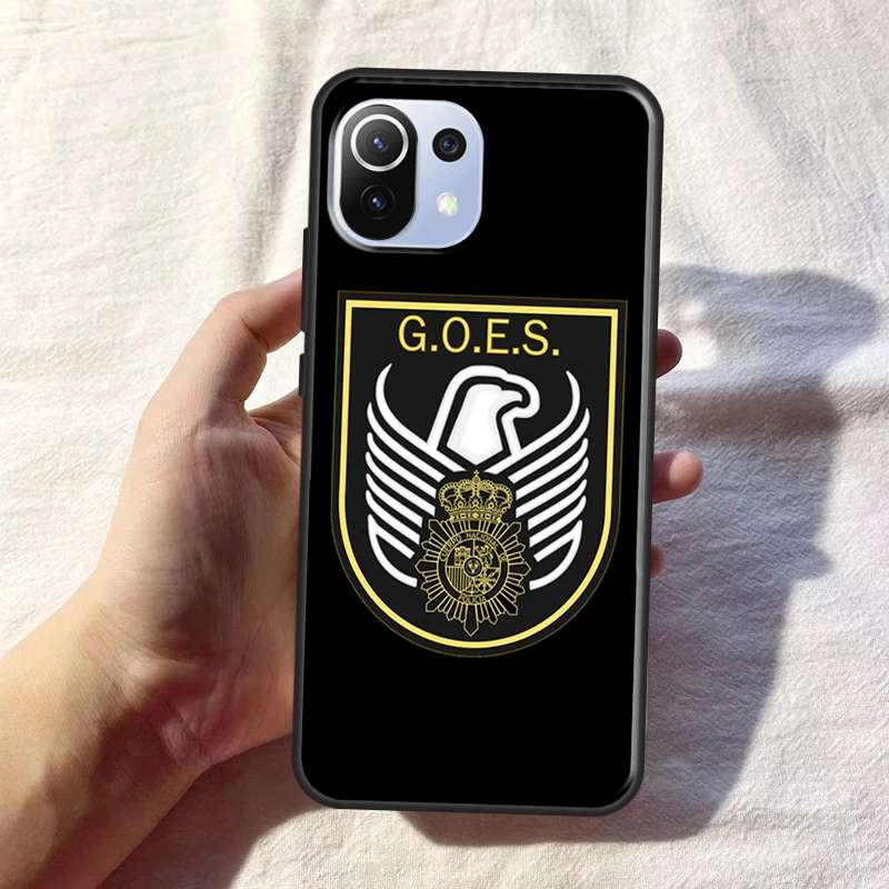 Spain National Police Logo For POCO F5 F3 F4 X4 GT M5s X3 X5 Pro Phone Case For Xiaomi 12T 11T Pro 12 X 13 Lite Cover