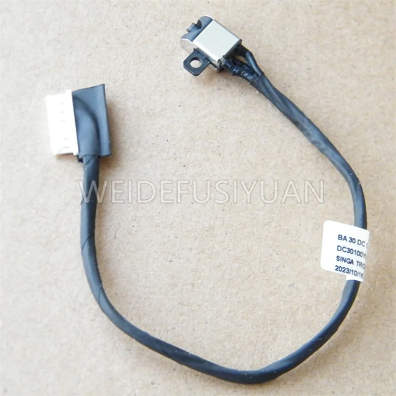 1-10PCS DC Power Jack with Wire Harness For Dell Inspiron 15 5000 5567 0R6RKM DC30100YN00