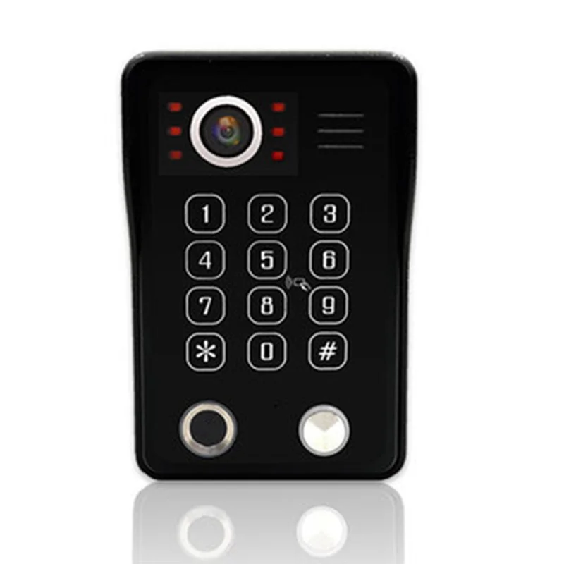 B04B-empreinte digitale 5In1 déverrouiller Wifi sonnette système d'interphone vidéo 1080P moniteur tactile sécurité protéger