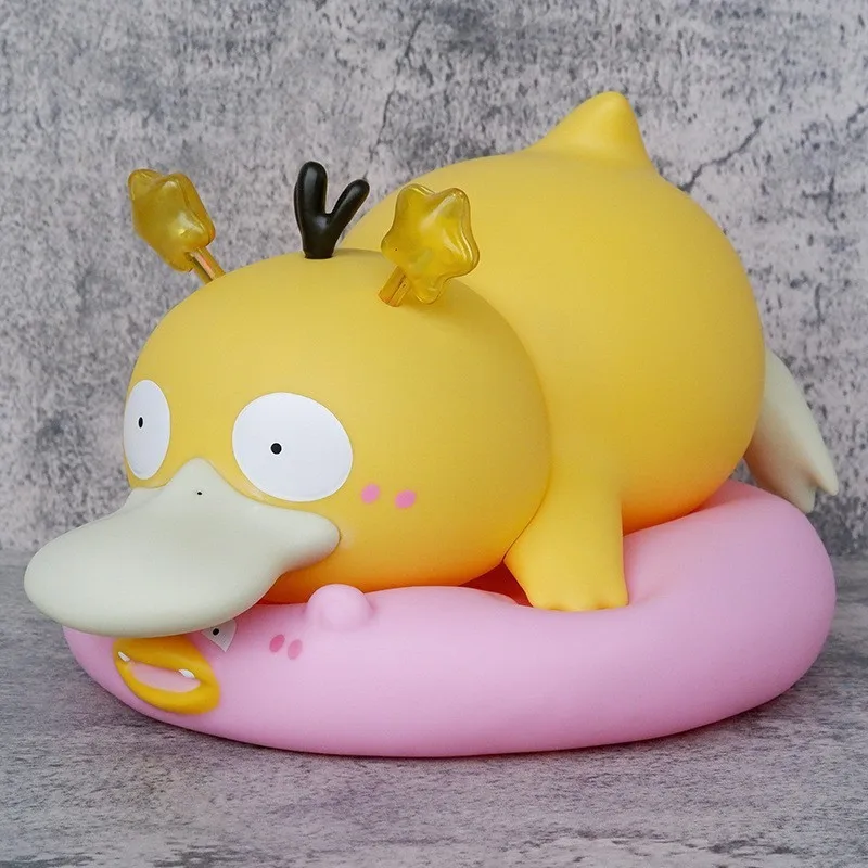 Nieuwe 18.5Cm Anime Pokemon Psyduck Pvc Action Figure Game Standbeeld Model Kinderen Lichtgevende Speelgoed Halloween Decoratieve Geschenken