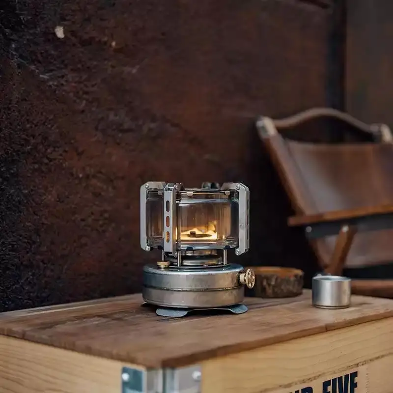 New Spring Mountain View Stove Retro Lamp Outdoor Camping Windproof Heating Equipment Stove High Face Value Gift