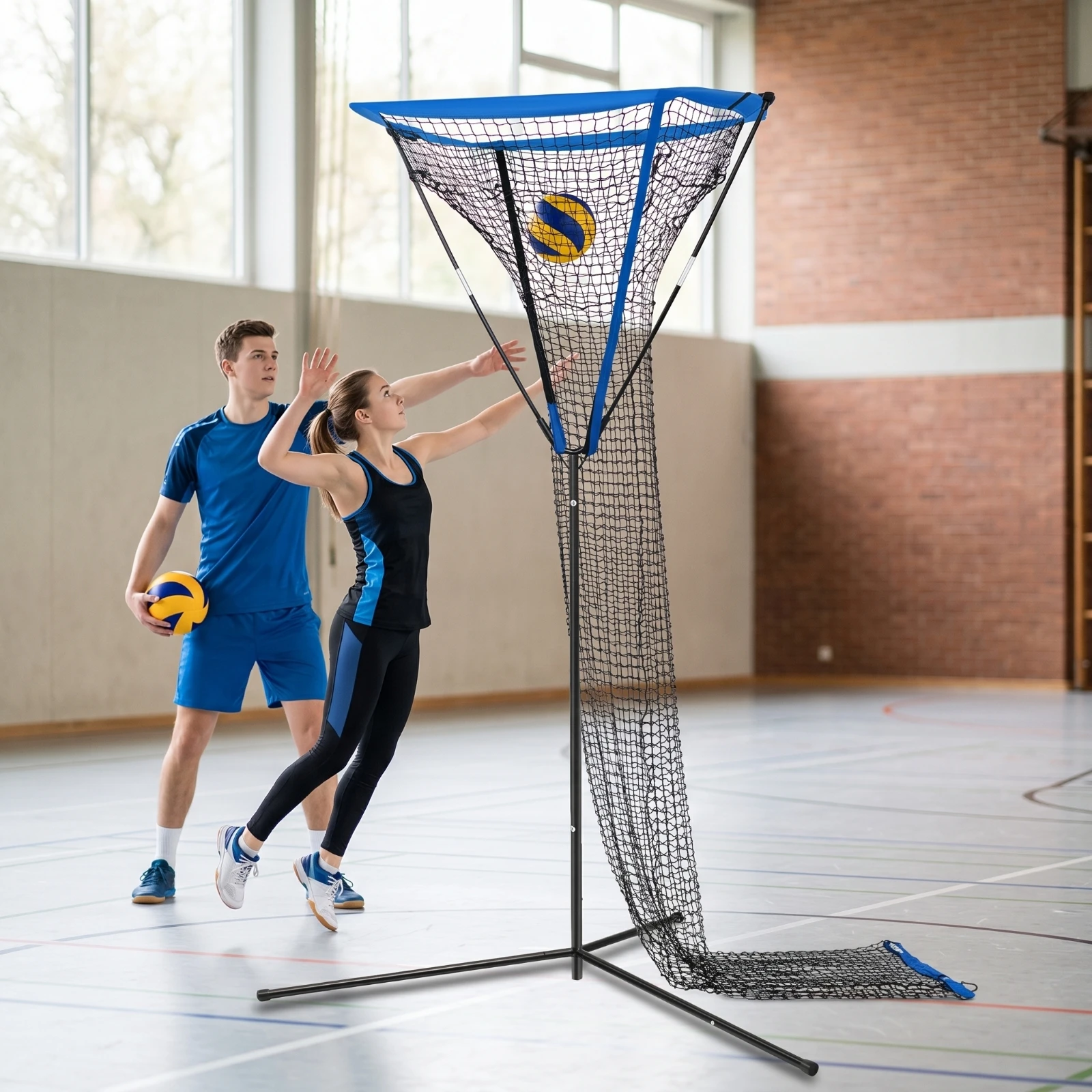 volleyball-training-net-stand-non-slip-volleyball-training-net-with-carry-bag-sports-equipment-long-lasting-heavy-duty