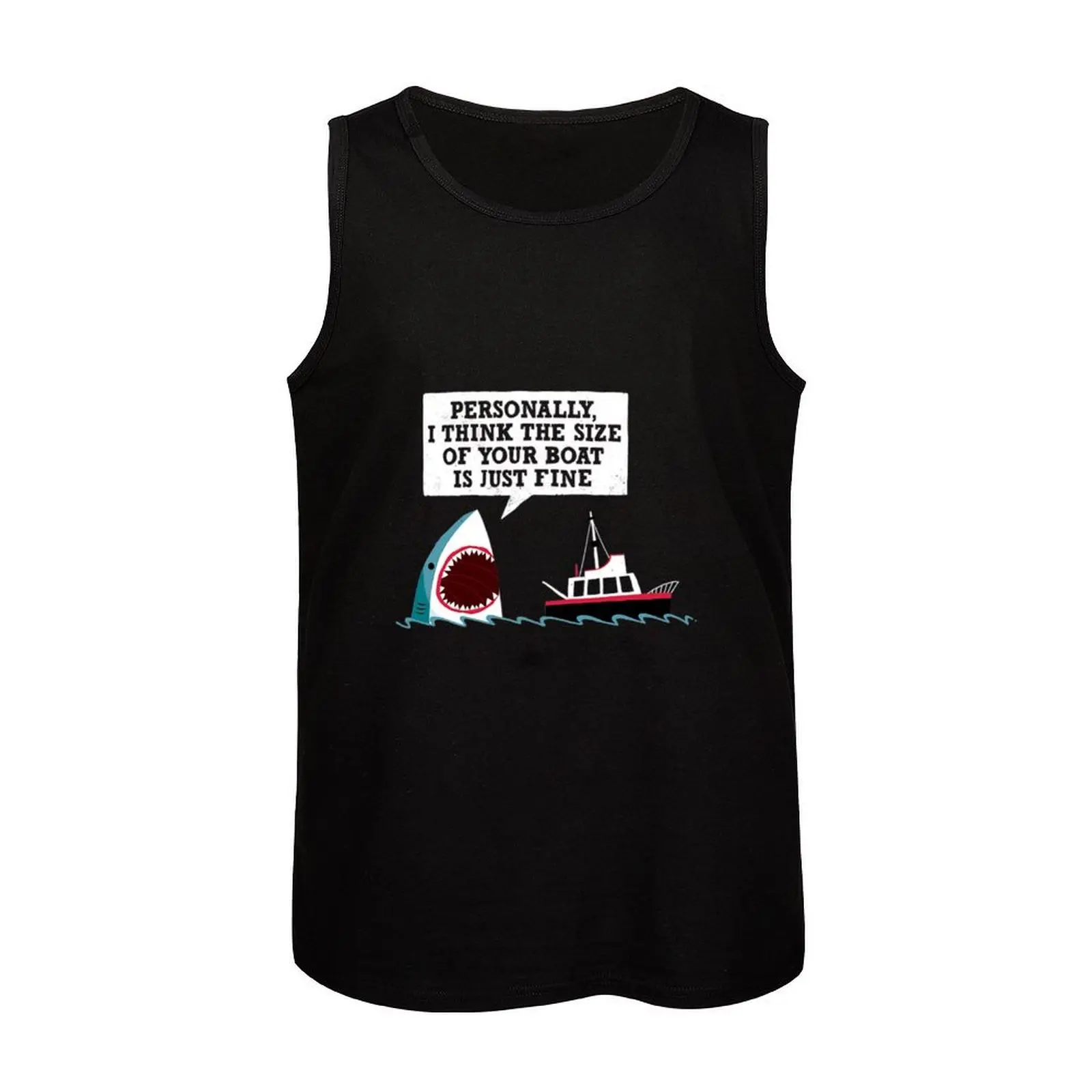 Koszulka Rekin Polityczny Rekin Tank Top Odzież na siłownię Koszulka sportowa Koszulki na siłownię