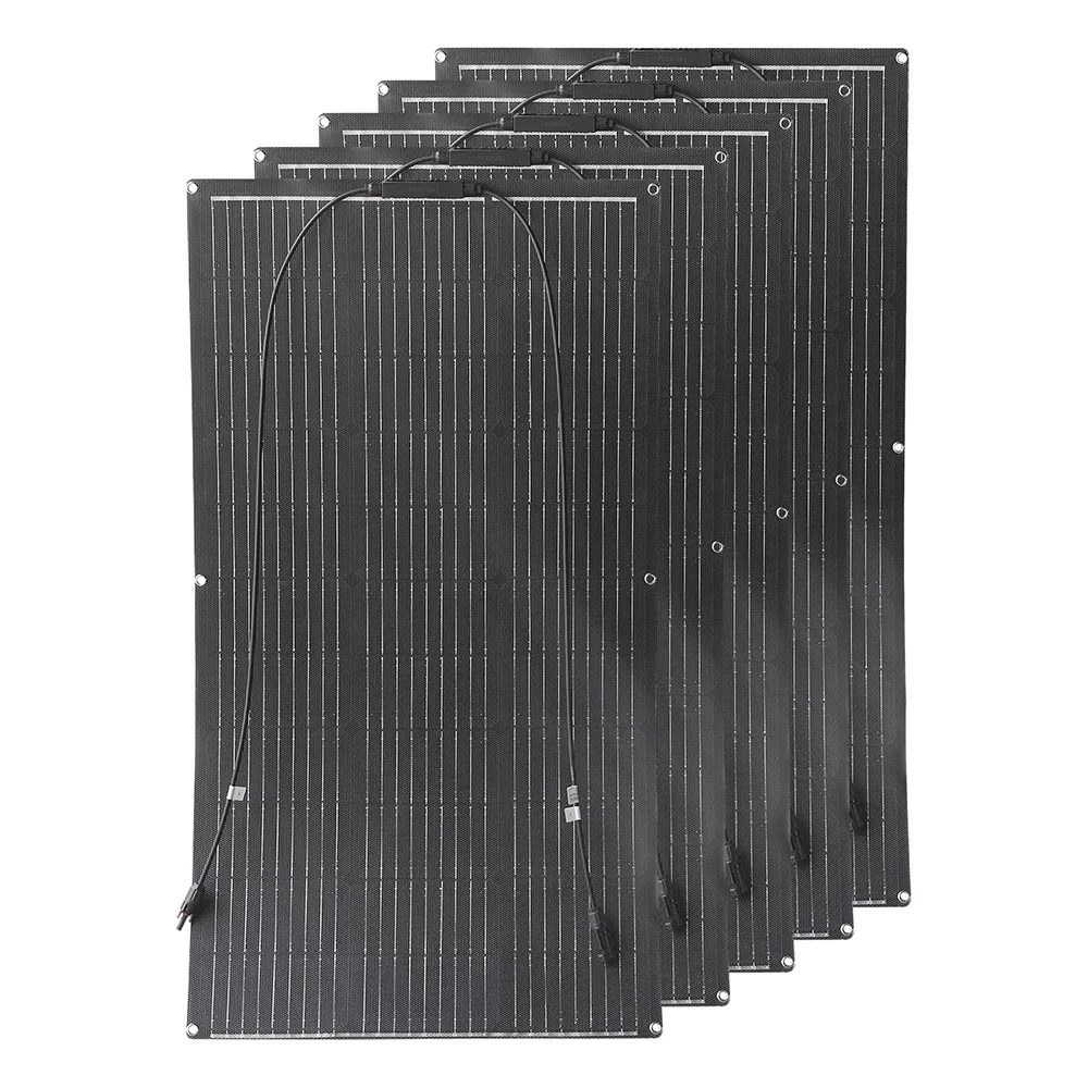 ETFE Zonnepaneel 18v 100w 200w 300w 400w Flexibele Duurzame Waterdichte Monokristallijne Zonnecel Solar batterij Oplader